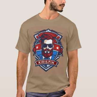 Camiseta Krispin - Logotipo y titular temático de la Barber