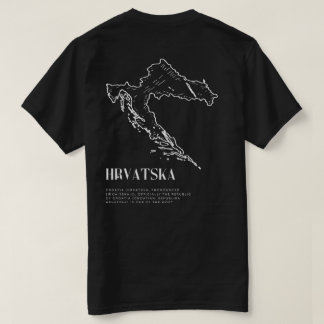 Camiseta Kroatien Karte Shirt