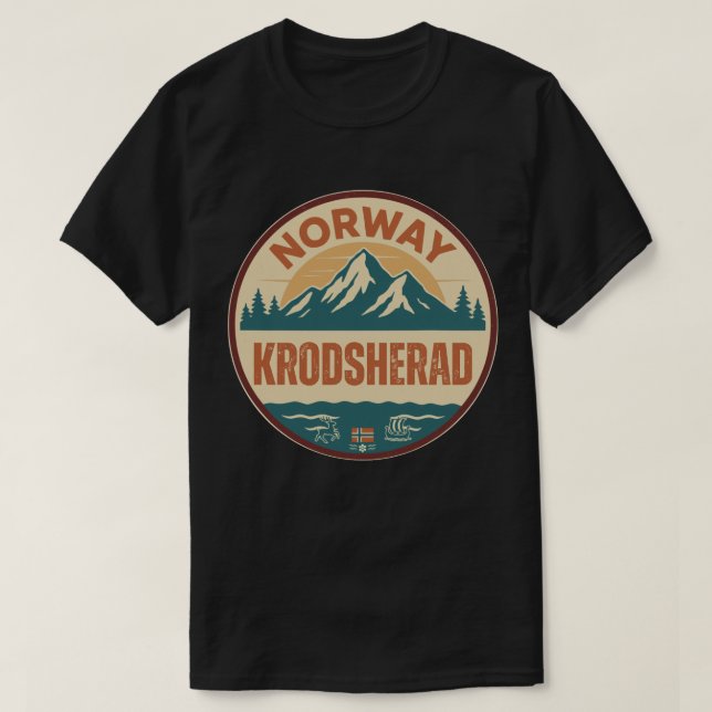Camiseta Krodsherad, Noruega Noruega (Diseño del anverso)