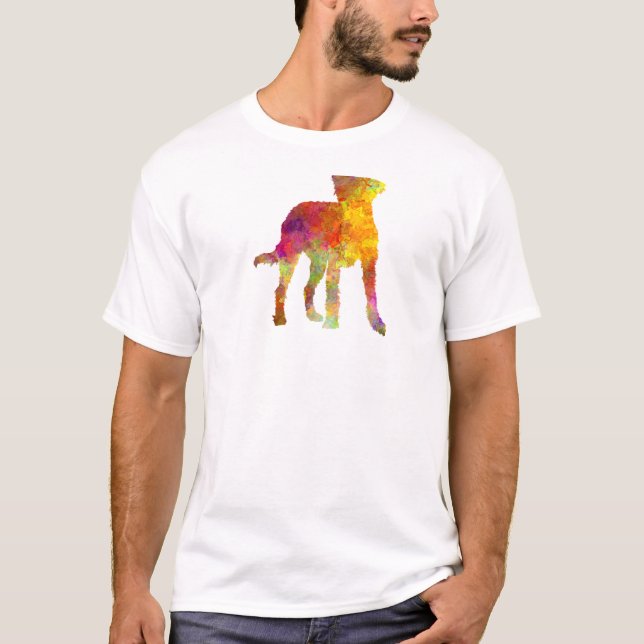 Camiseta Kromfohrlander in watercolor (Anverso)
