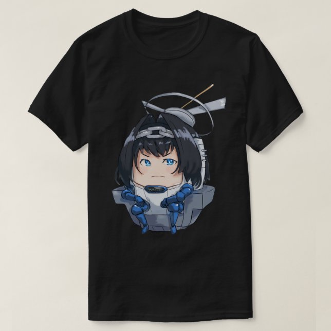 Camiseta kronii hololikronii real face kronii dakimakura (Diseño del anverso)