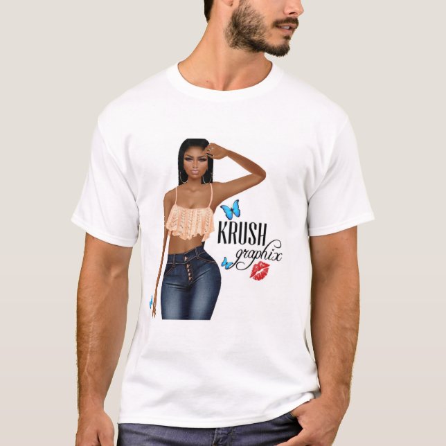 Camiseta Krush Graphix por Ahsek Novel Shirt 7 (Anverso)
