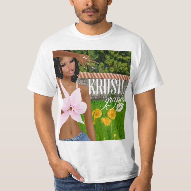 Camiseta Krush Graphix por Ahsek Novel Spring Shirt 1 (Anverso)