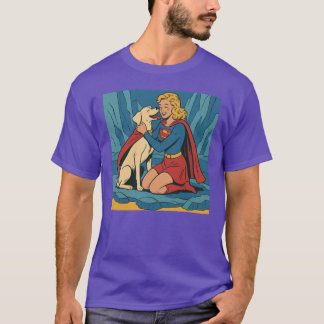 Camiseta Krypto Conoce a Supergirl Abrazo Entusiasta regalo