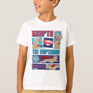 Camiseta Krypto Los Paneles De Cómic De Superperros