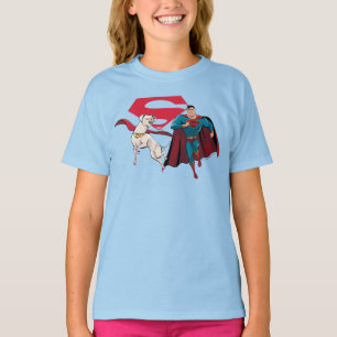 Camiseta Krypto y Superman