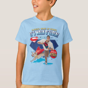 Camiseta Krypto y Superman - ¡Es Walk O'Clock!
