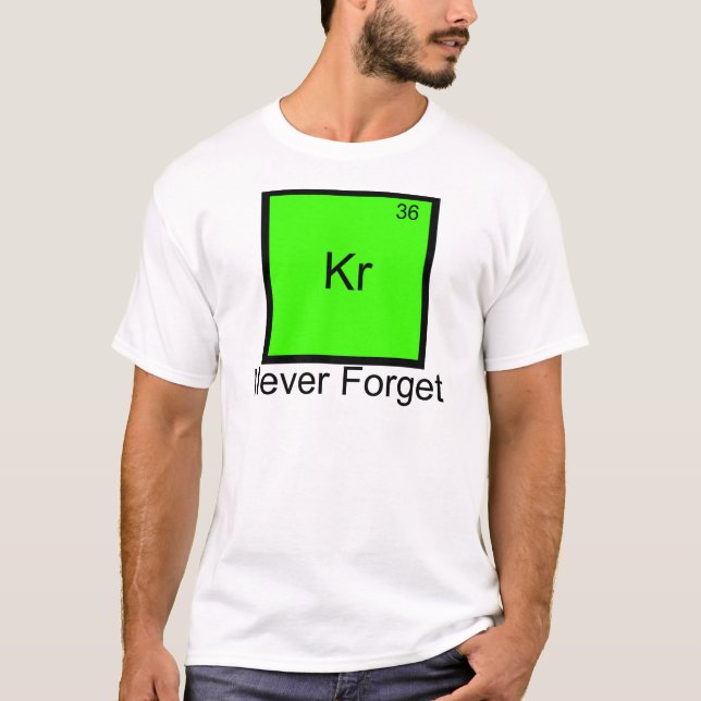 Camiseta Krypton: Nunca Olvides el Chiste del Elem (Anverso)