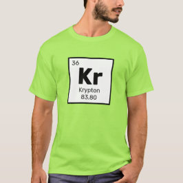 Camiseta Krypton / Tabla periódica - Kr Elemento T-Shirt