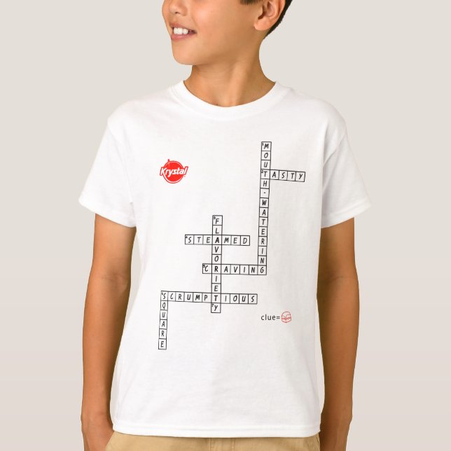 Camiseta Krystal Crossword (Anverso)