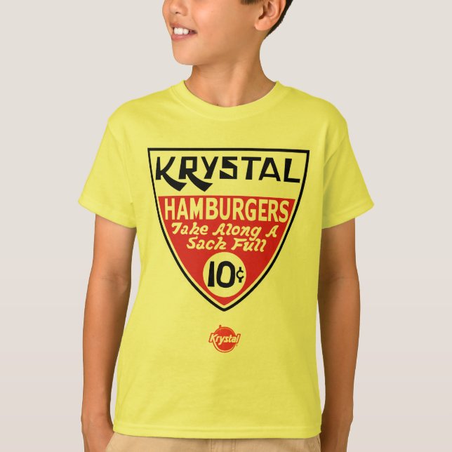 Camiseta Krystal escudo de 10 centavos (Anverso)