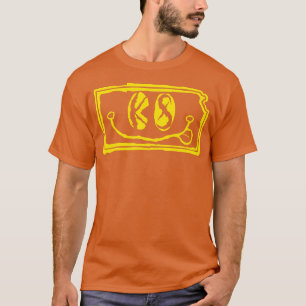 Camiseta KS Eyes Kansas Grunge Sonriente Cara Amarilla