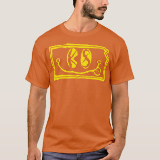 Camiseta KS Eyes Kansas Grunge Sonriente Cara Amarilla