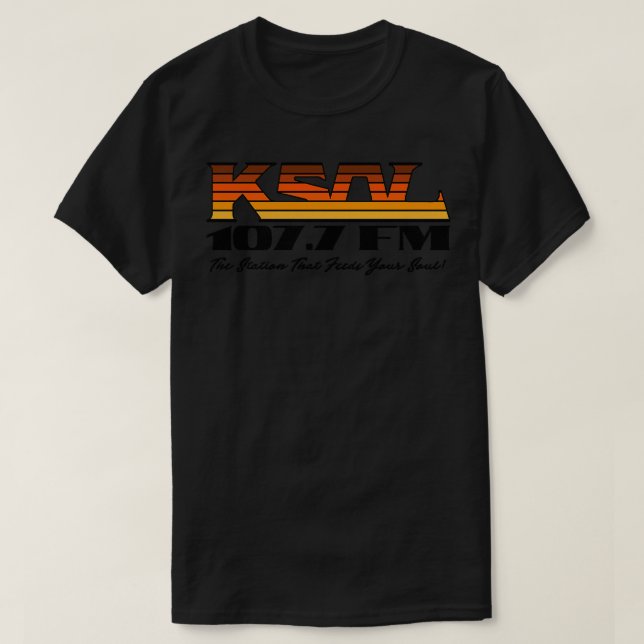 Camiseta KSOL 1077 SOUL Bay Area Defecto Radio Estación 1 (Diseño del anverso)