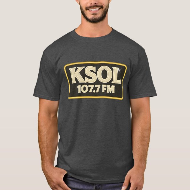 Camiseta KSOL de época 107,7 (Anverso)