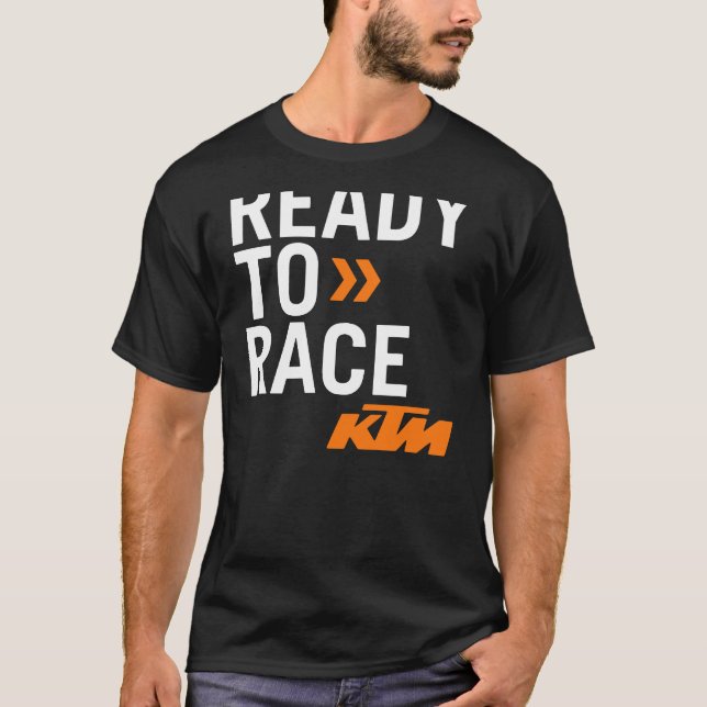 Camiseta Ktm Listo Para Correr (Anverso)