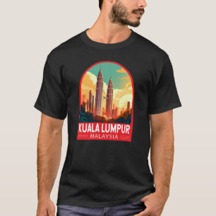 Camiseta Kuala Lumpur Malasia Viaje de arte