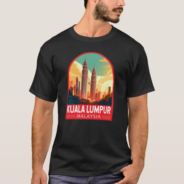 Camiseta Kuala Lumpur Malasia Viaje de arte (Anverso)