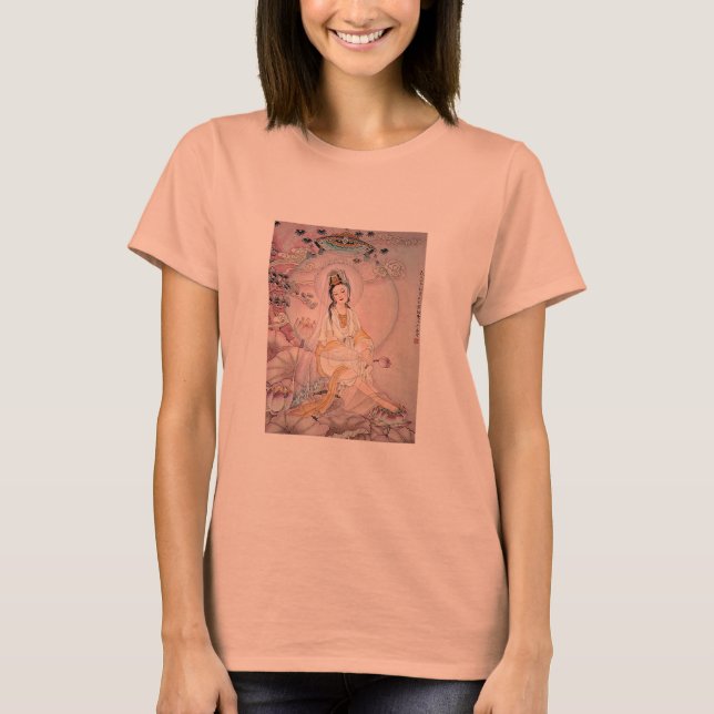 Camiseta Kuan Yin; Diosa budista de la compasión (Anverso)