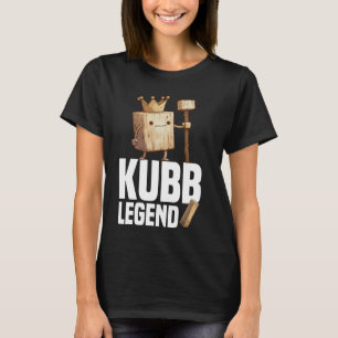 Camiseta Kubb Leyenda Viking Chess Jugador Lawn Juego Kubb