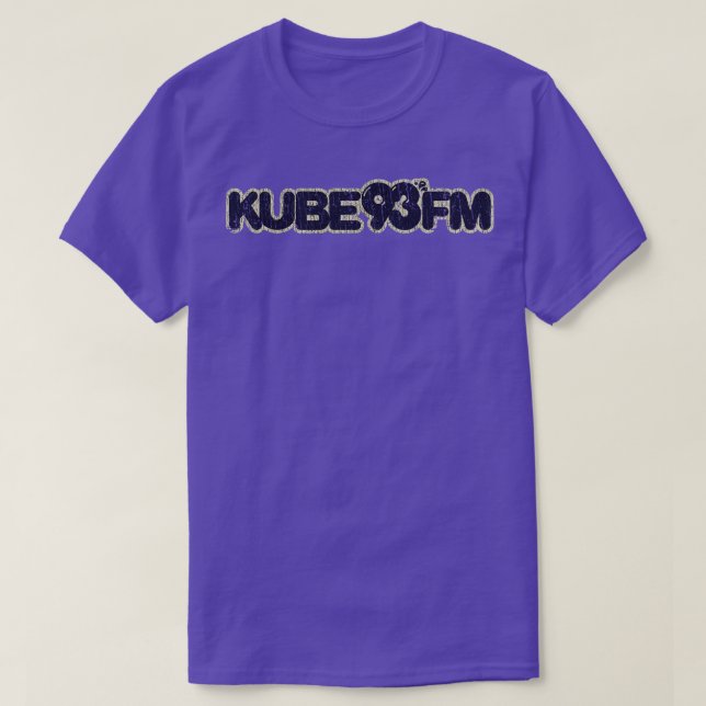 CAMISETA KUBE 93 FM 1982 (Diseño del anverso)