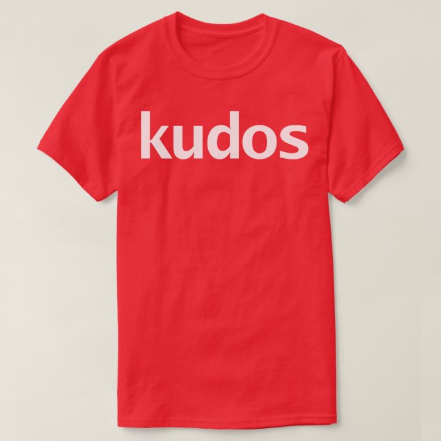Camiseta Kudos (Diseño del anverso)