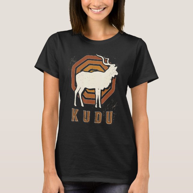 Camiseta Kudu Vintage Retro Classic Animal Love (Anverso)