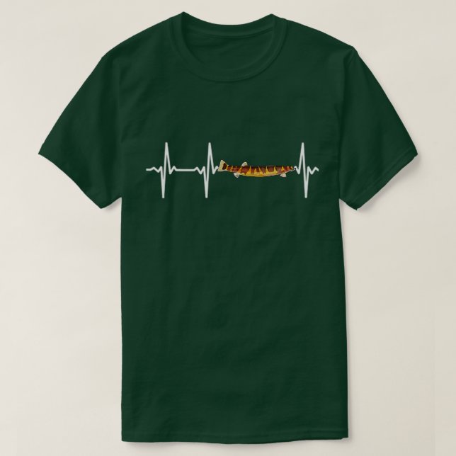 Camiseta Kuhli Loach Heartbeat Para Pescadores Acuario Lov (Diseño del anverso)