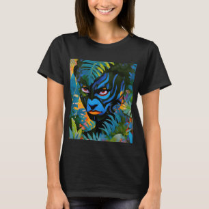 Camiseta "Kuiráya" - Hoja pintada - Mujeres En La Amazonía