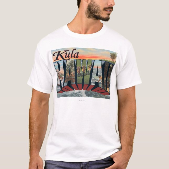 Camiseta Kula, letra ScenesKula, HI de HawaiiLarge (Anverso)