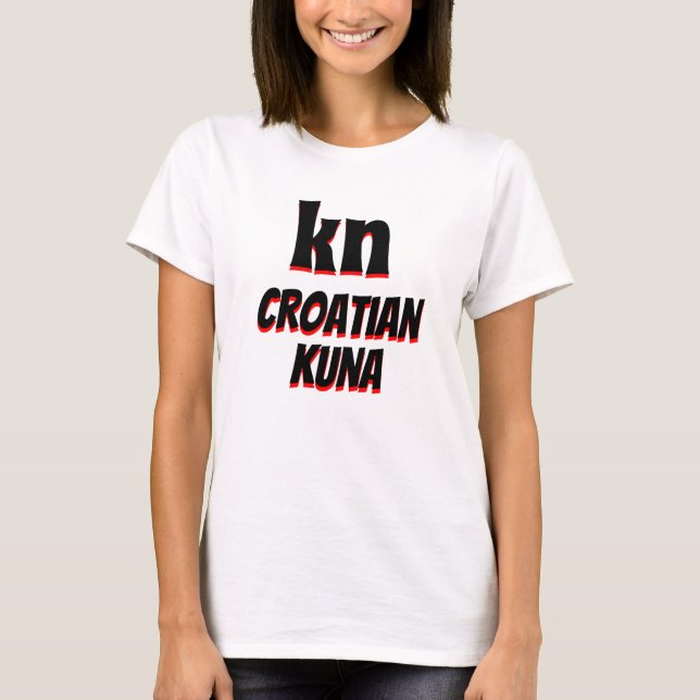 Camiseta kuna croata kuna white (Anverso)