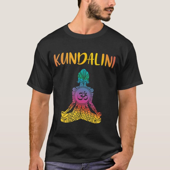 Camiseta Kundalini Yoga Sat Nam Chakra Meditación Spi Hindú (Anverso)