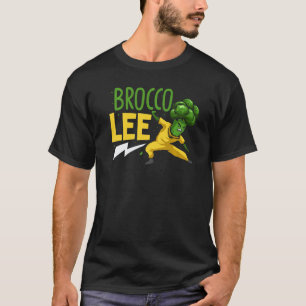 Camiseta Kung Fu Brocco Lee Brócoli Vegano Vegetal