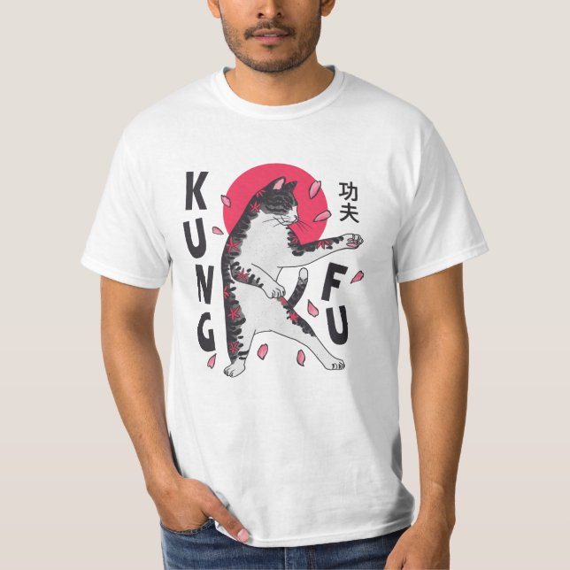 Camiseta Kung Fu Cat (Anverso)