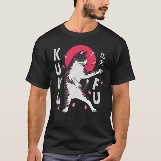 Camiseta Kung Fu Cat (Anverso)
