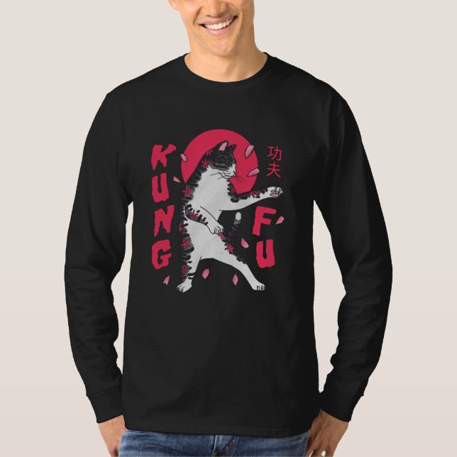 Camiseta Kung Fu Cat (Anverso)