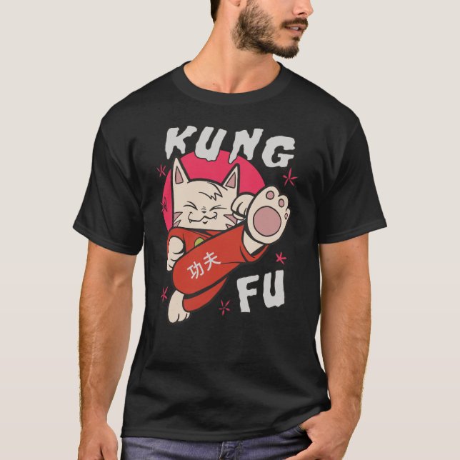 Camiseta Kung Fu Cat (Anverso)