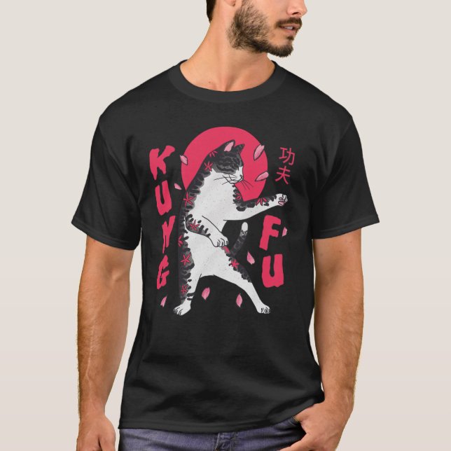 Camiseta Kung Fu Cat (Anverso)