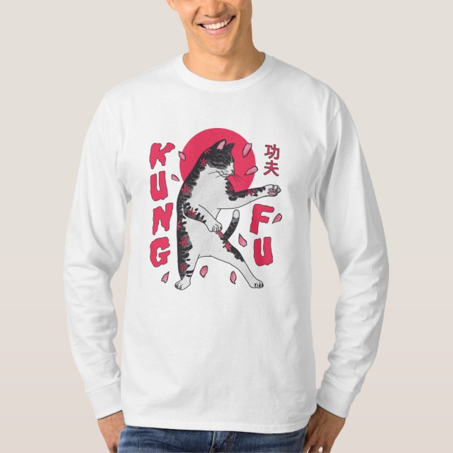 Camiseta Kung Fu Cat (Anverso)
