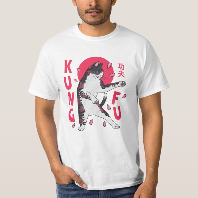 Camiseta Kung Fu Cat (Anverso)