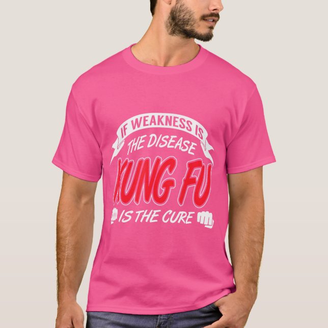 Camiseta Kung Fu es la cura (Anverso)