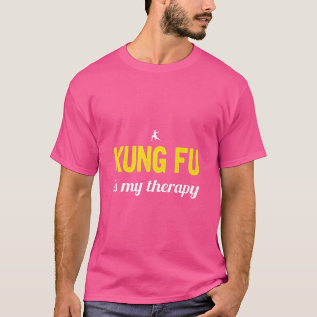 Camiseta Kung Fu es mi terapia Kung Fu (Anverso)