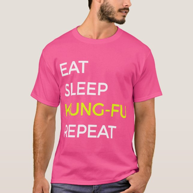 Camiseta Kung Fu Funny Kung Fu Martial Art (Anverso)