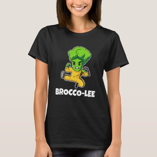 Camiseta Kung Fu Karate Martial Arts Broccoli Leaf (Anverso)
