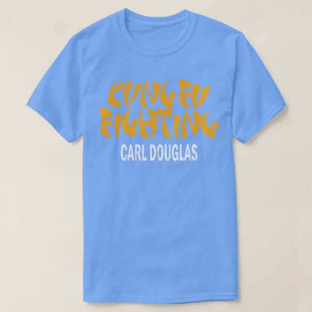 Camiseta Kung Fu luchando contra carl douglas (Diseño del anverso)