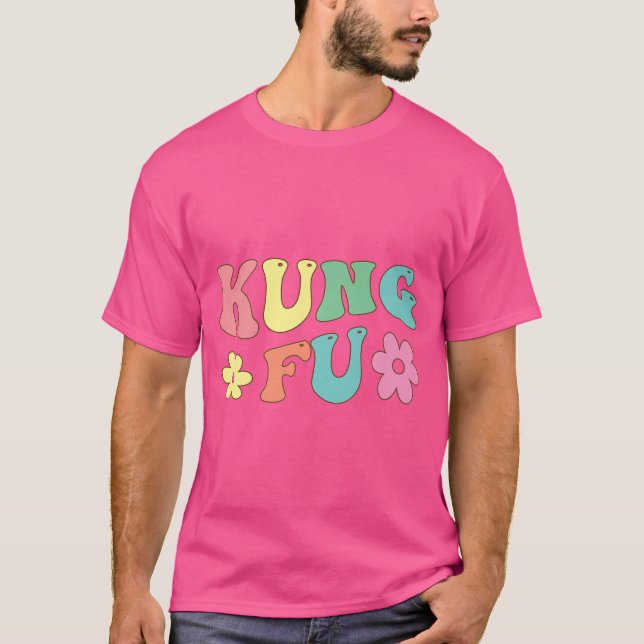Camiseta Kung Fu luchando contra el karate (Anverso)