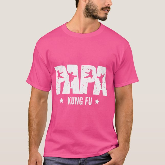 Camiseta Kung Fu Papa Kung Fu Martial Art (Anverso)