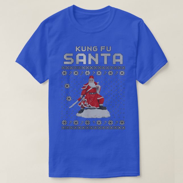 Camiseta Kung Fu Santa Claus T-Shirt (Diseño del anverso)