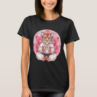 Camiseta Kung Fu Tigre Flor de Loto Kickboxing Taekwondo