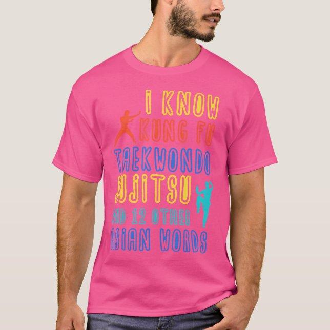 Camiseta Kung Fu Uniform Jiu Jitsu Taekwondo (Anverso)